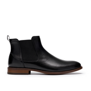 Clarks Bowburn Top Mens Boot-Black Leather G