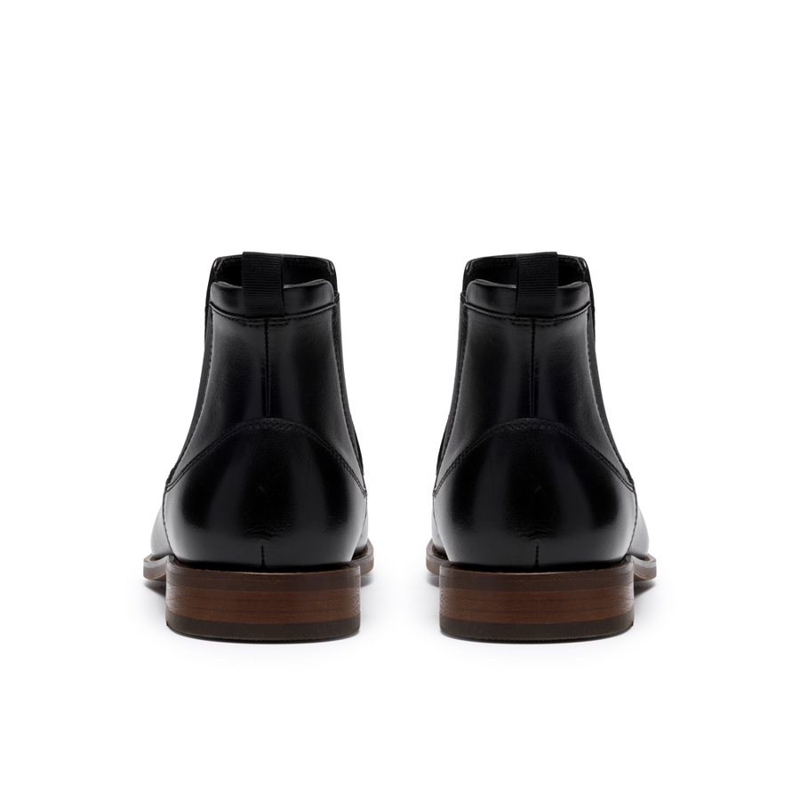Clarks Bowburn Top Mens Boot-Black Leather G