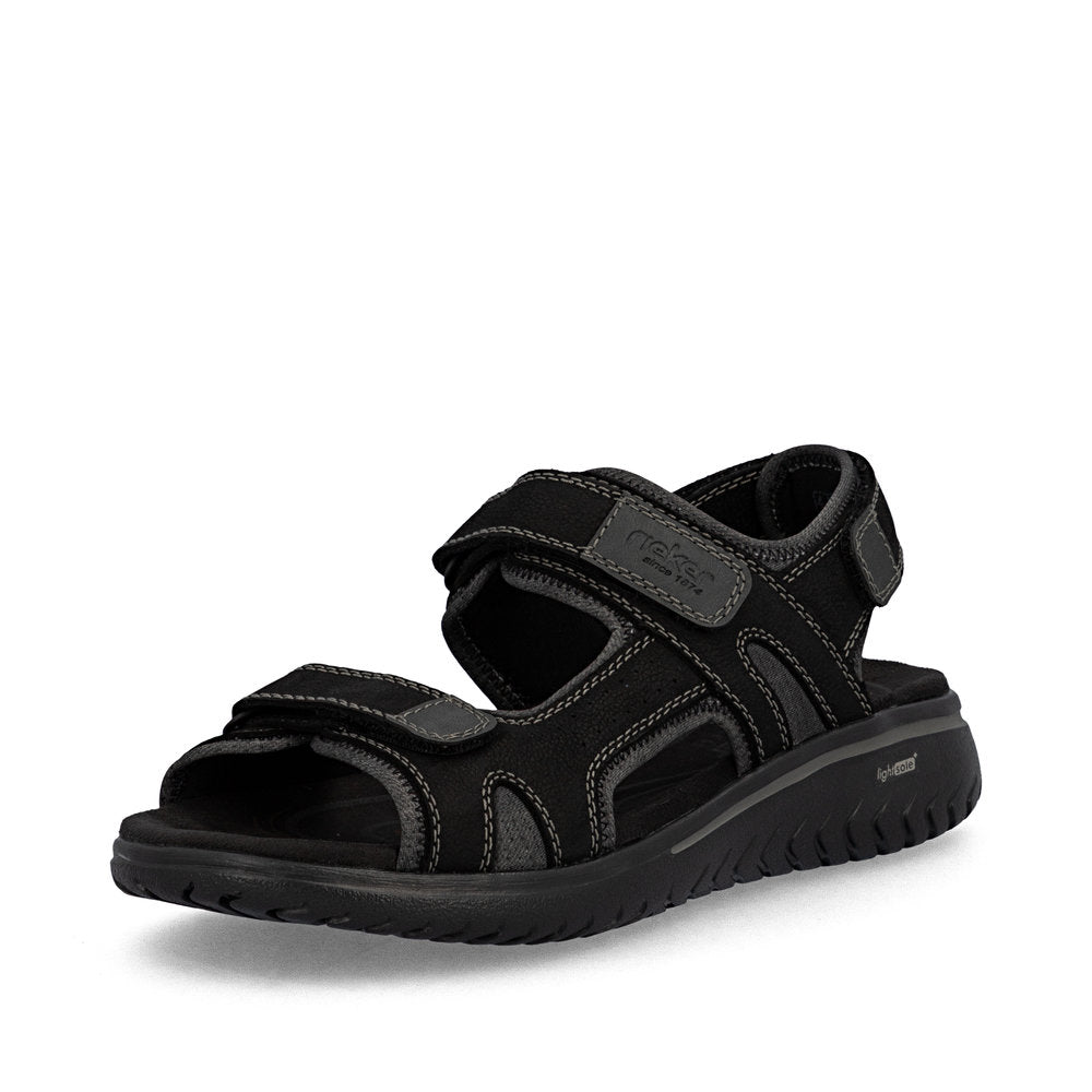 Rieker 26450 Men's Sandal-Black