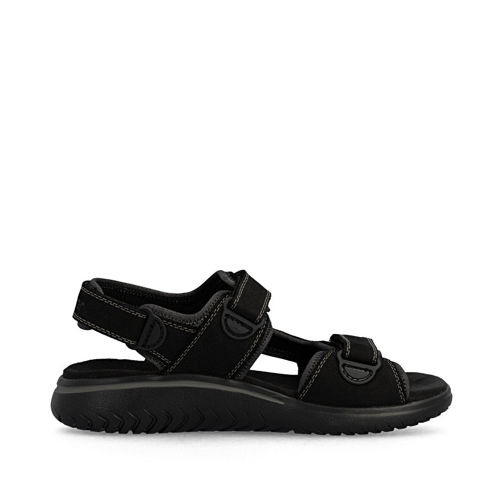 Rieker 26450 Men's Sandal-Black