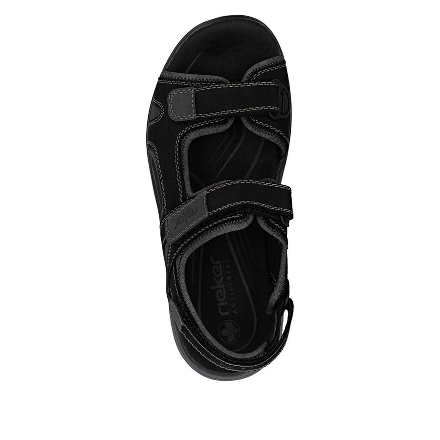 Rieker 26450 Men's Sandal-Black