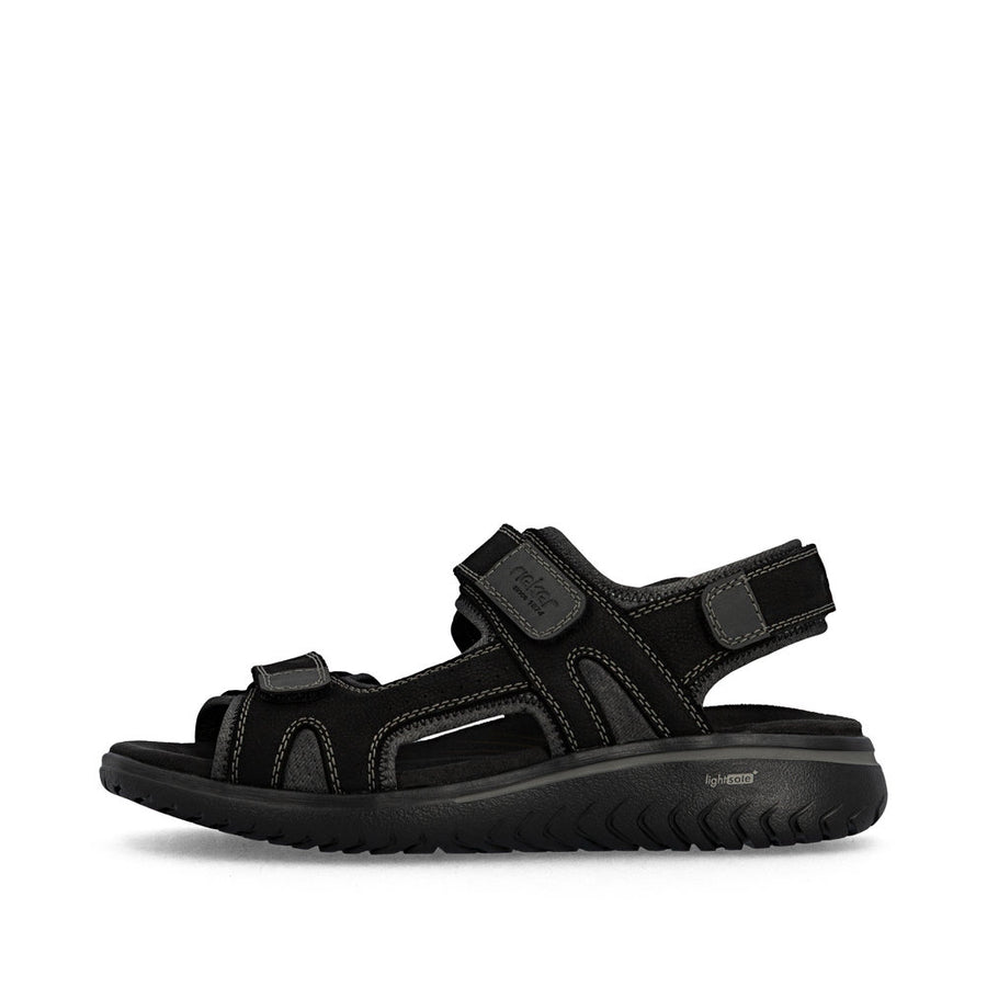 Rieker 26450 Men's Sandal-Black