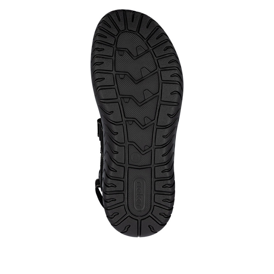 Rieker 26450 Men's Sandal-Black