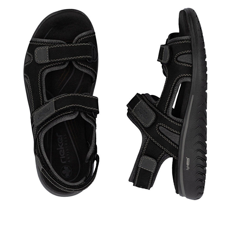 Rieker 26450 Men's Sandal-Black