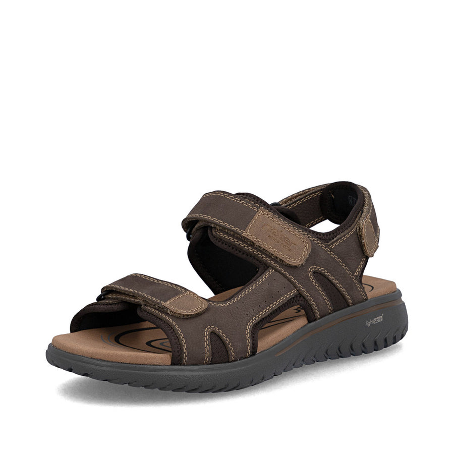 Rieker 26450 Men's Sandal-Brown