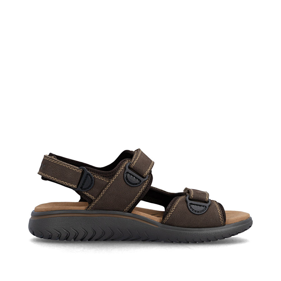 Rieker 26450 Men's Sandal-Brown