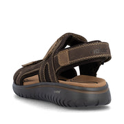 Rieker 26450 Men's Sandal-Brown