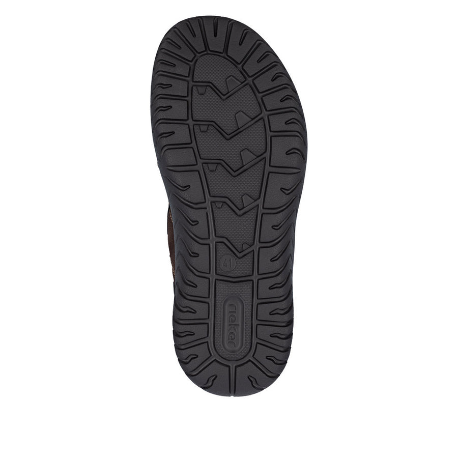 Rieker 26450 Men's Sandal-Brown
