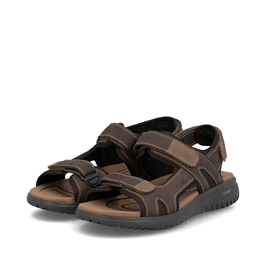Rieker 26450 Men's Sandal-Brown