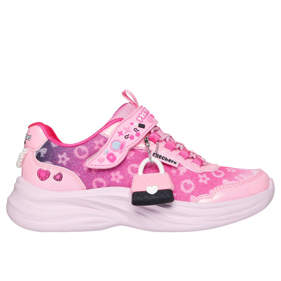 Skechers 302199l Kids Trainer-Pink Multi
