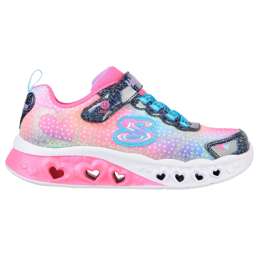 Skechers 302315 Girls Trainer-Navy Multi