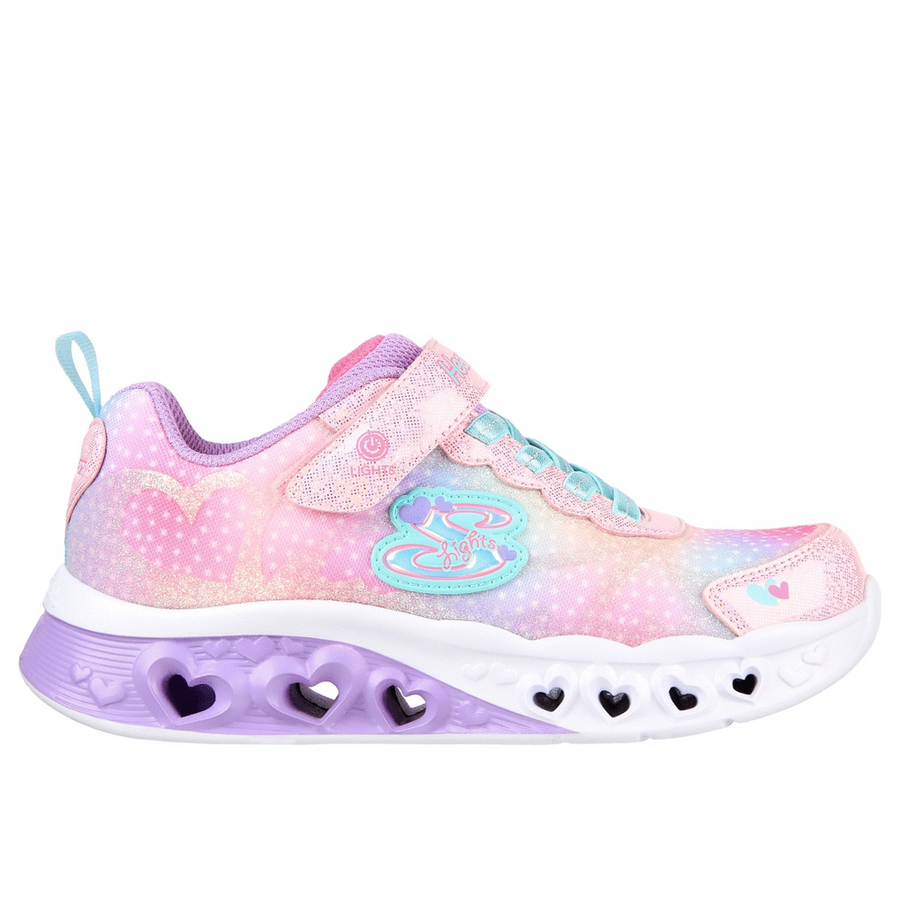 Skechers 302315 Girls Trainer-Pink Multi