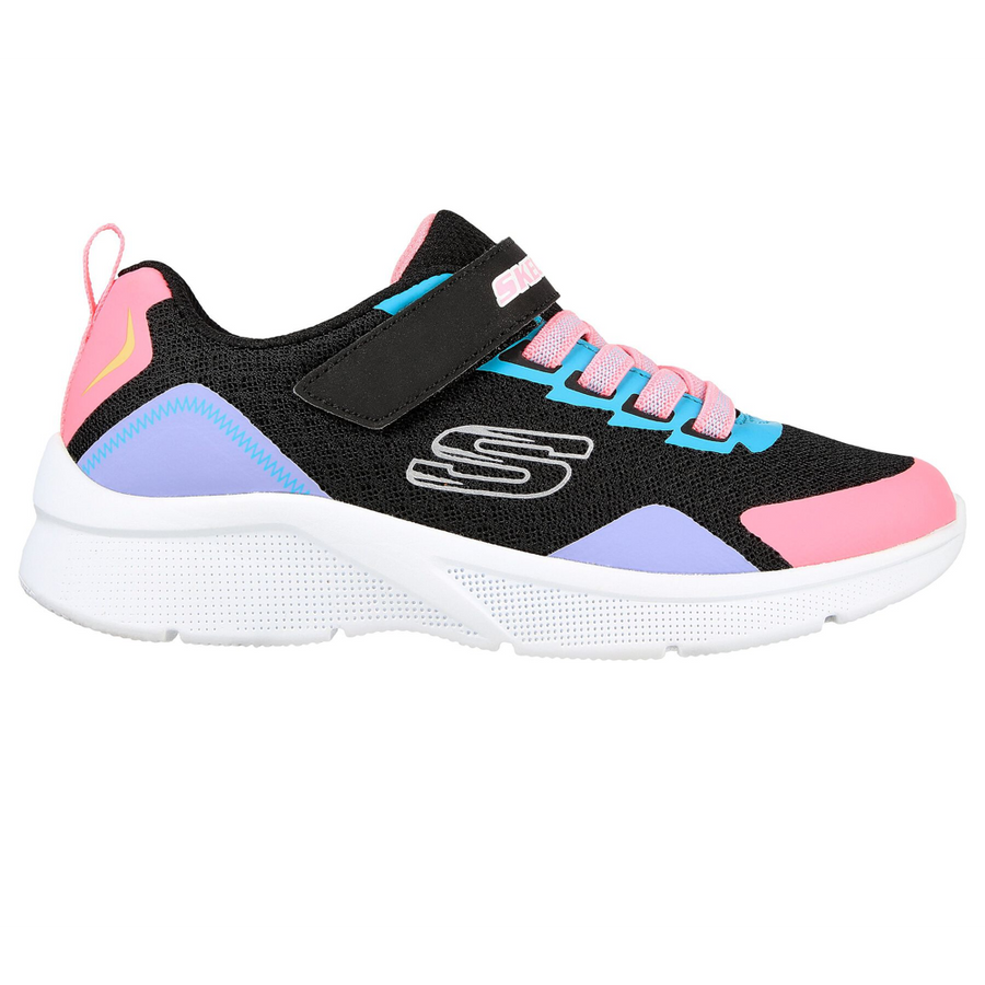 Skechers 302348 Girls Trainer-Black Multi