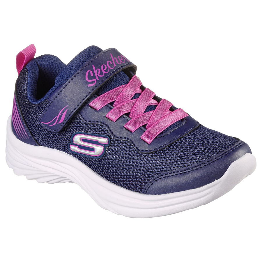 Skechers 302442 Girls Trainer-Navy/Pink