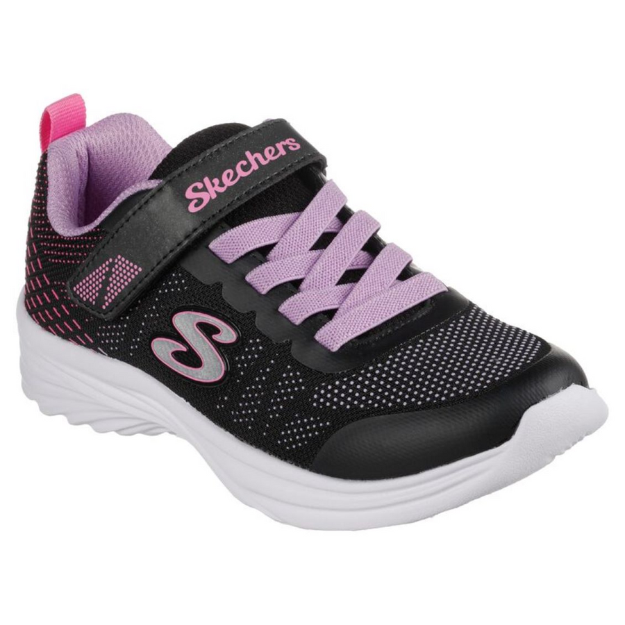 Skechers 302448 Girls Trainer-Black Multi