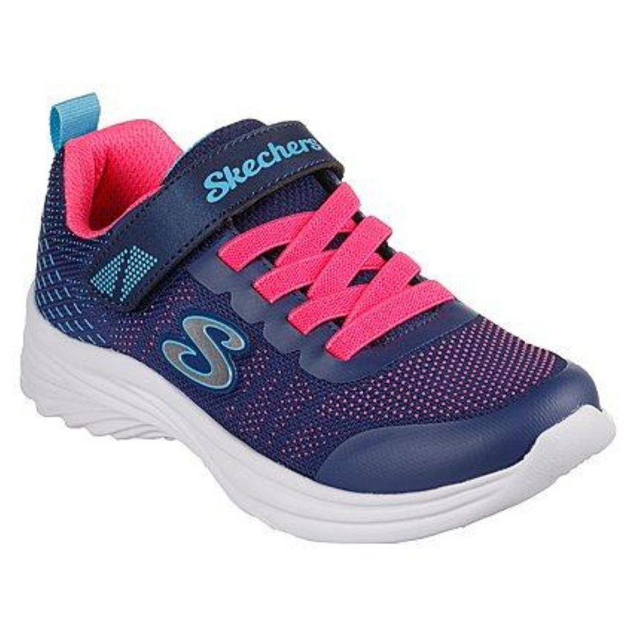 Skechers 302448 Girls Trainer-Navy Multi