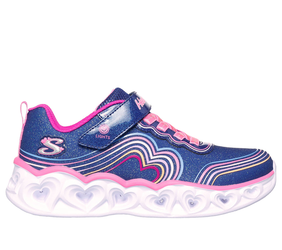 Skechers 302689L Girls Trainer-Navy Multi