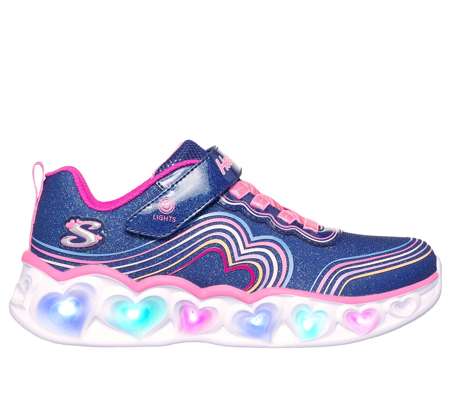 Skechers 302689L Girls Trainer-Navy Multi