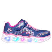 Skechers 302689L Girls Trainer-Navy Multi