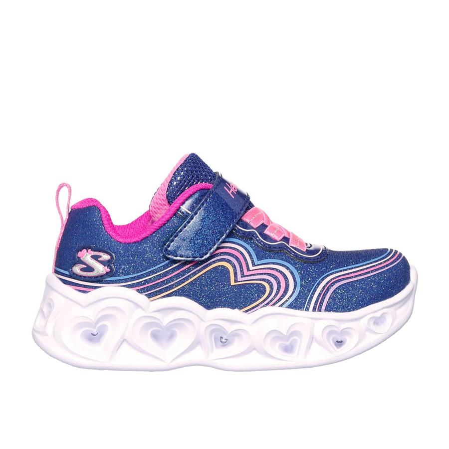 Skechers 302689N Girls Trainer-Navy Multi