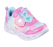 Skechers 302693N Girls Trainer-Pink/Turq