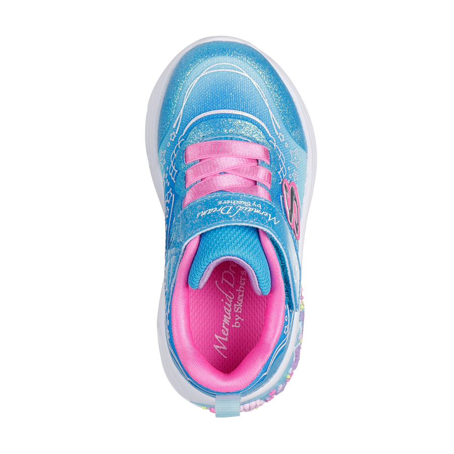Skechers 303061n Girls Trainer-Blue Multi