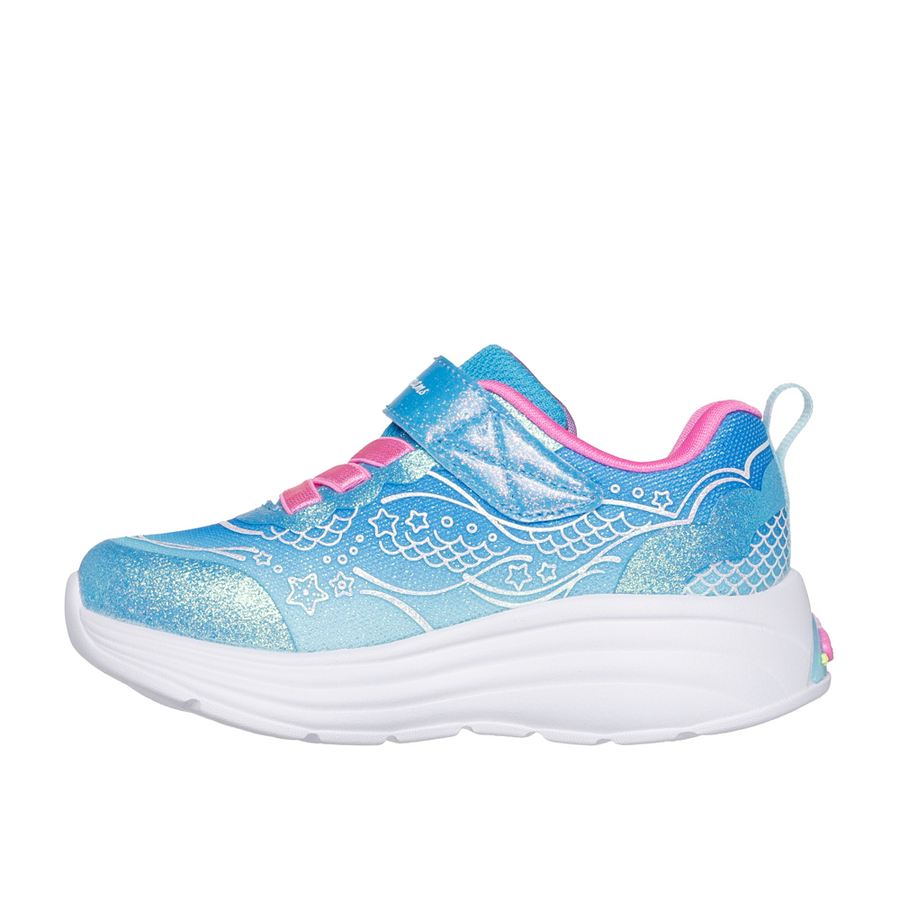 Skechers 303061n Girls Trainer-Blue Multi