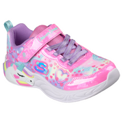 Skechers 303063l Kids Trainer-Pink Multi