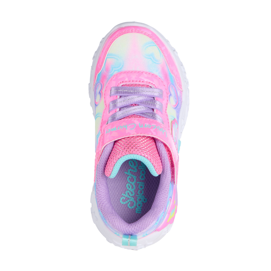 Skechers 303064n Kids Trainer-Pink Multi
