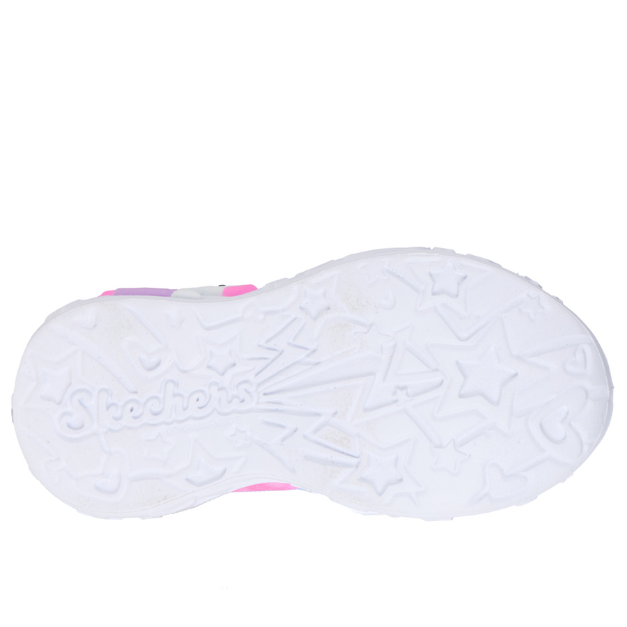 Skechers 303064n Kids Trainer-Pink Multi