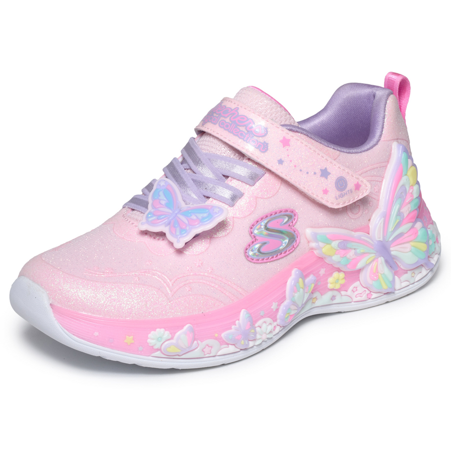 Skechers 303065lc Girls Traine-Pink Multi