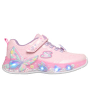 Skechers 303065l Girls Trainer-Pink Multi