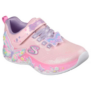 Skechers 303065l Girls Trainer-Pink Multi