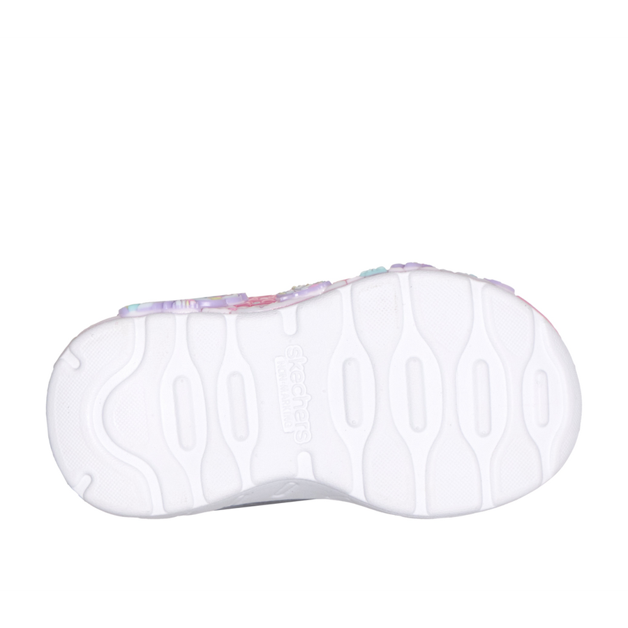 Skechers 303066nc Girls Trainer-Pink Multi