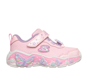 Skechers 303066n Girls Trainer-Pink Multi