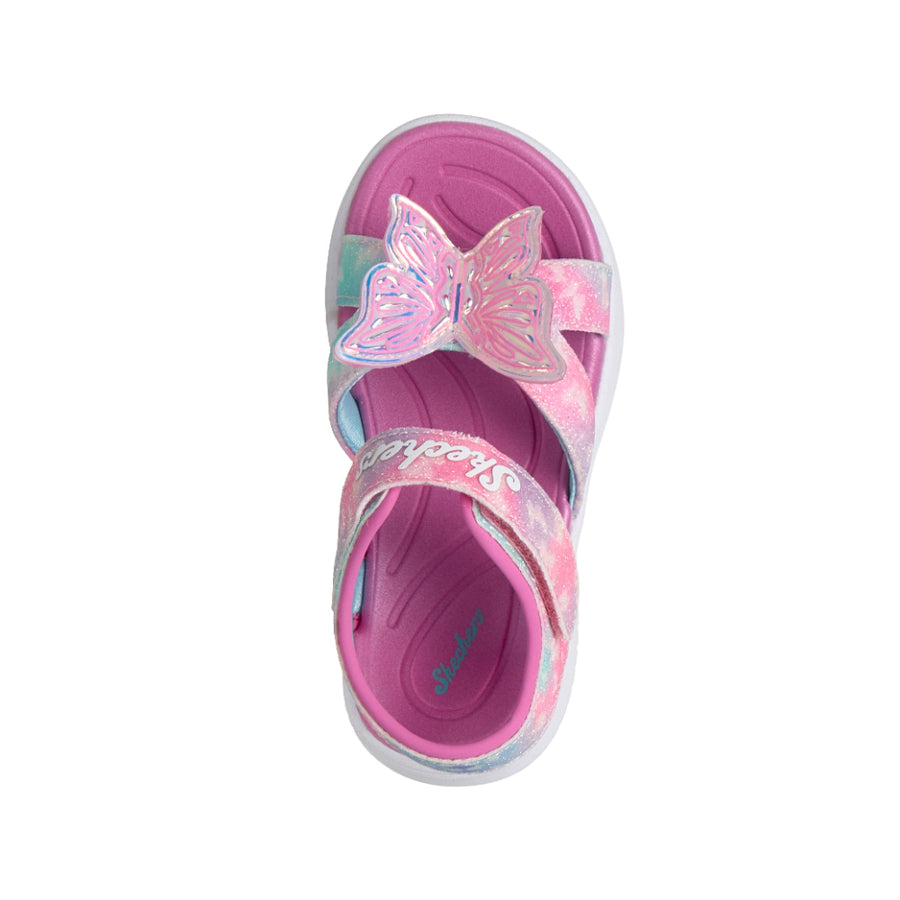 Skechers 303109n Girls Sandal -Pink Multi