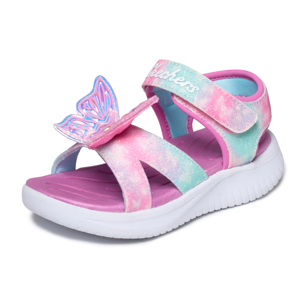 Skechers 303109n Girls Sandal -Pink Multi