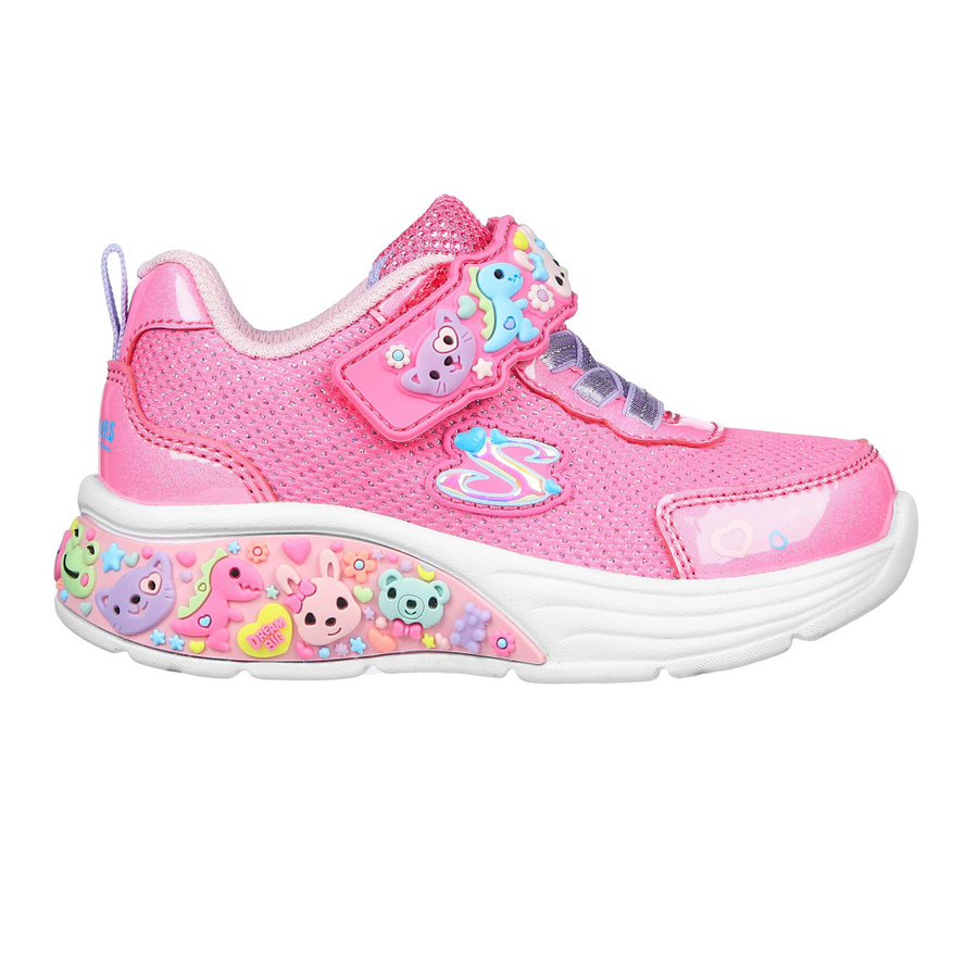 Skechers 303155 Girls Trainer-Pink Multi