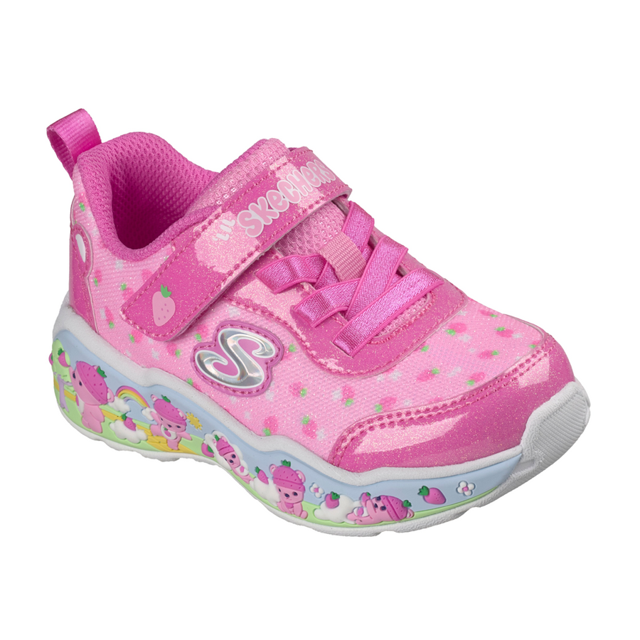 Skechers 303195n Girls Trainer-Hot Pink