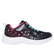 Skechers 303380l Girls Trainer-Black Multi
