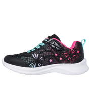 Skechers 303380l Girls Trainer-Black Multi