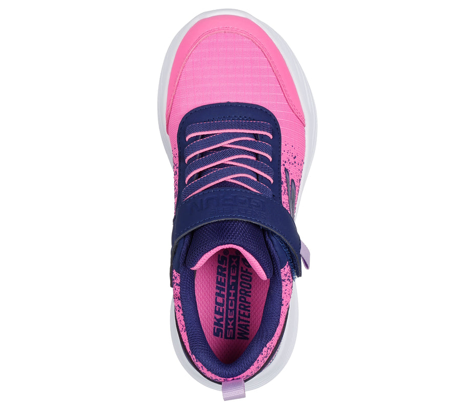 Skechers 303386 Girls Trainer-Navy/Hot Pink