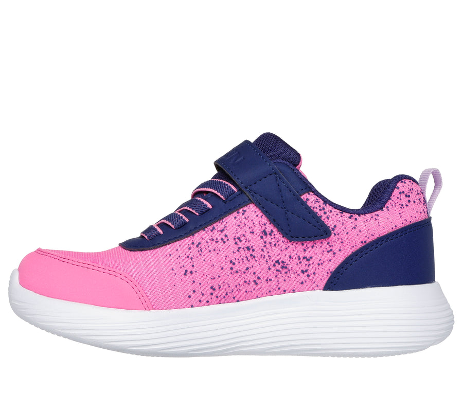 Skechers 303386 Girls Trainer-Navy/Hot Pink