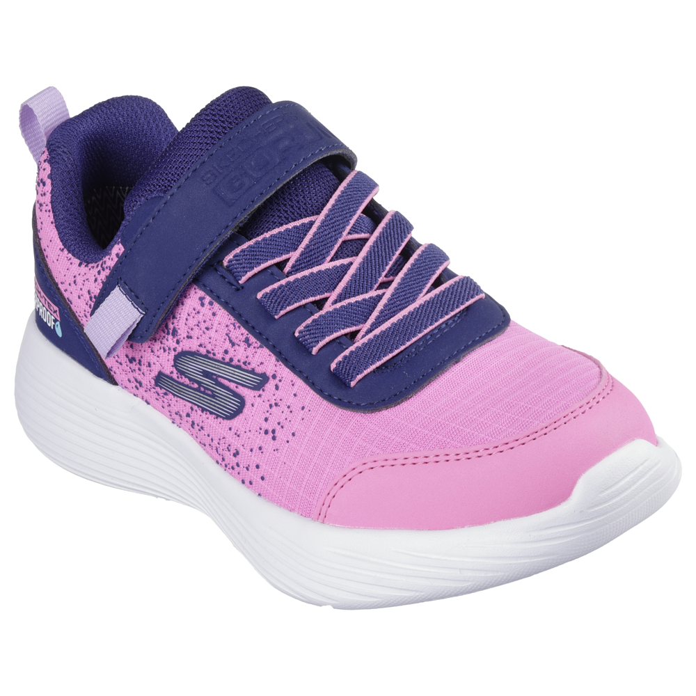 Skechers 303386 Girls Trainer-Navy/Hot Pink