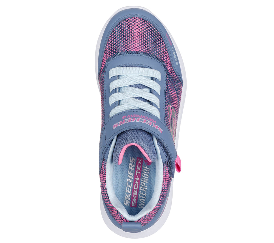 Skechers 303387L Girls Trainer-Charcoal/Pink