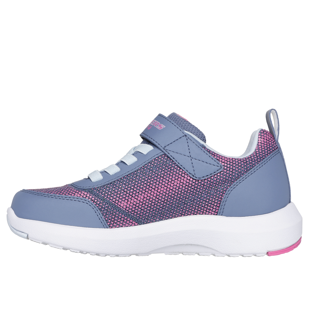 Skechers 303387L Girls Trainer-Charcoal/Pink