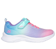 Skechers 303397 Girls Trainer-Turquoise Multi