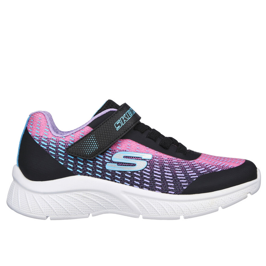 Skechers 303532 Girls Trainer-Black Multi