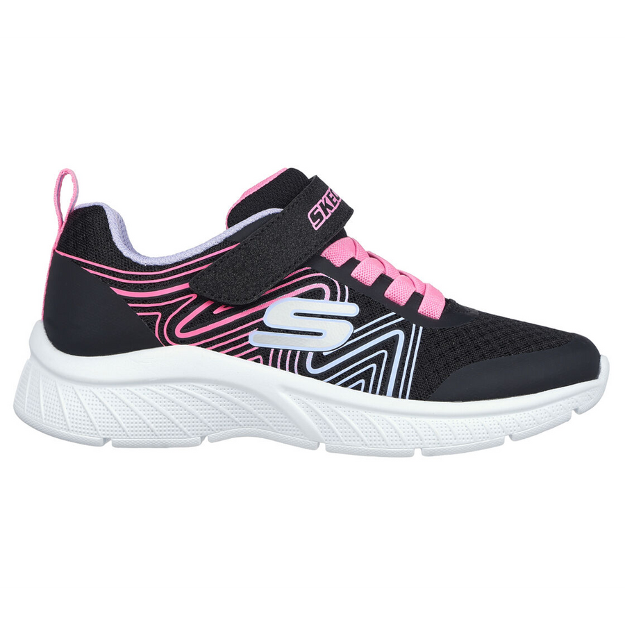 Skechers 303535 Girls Trainer-Black Multi