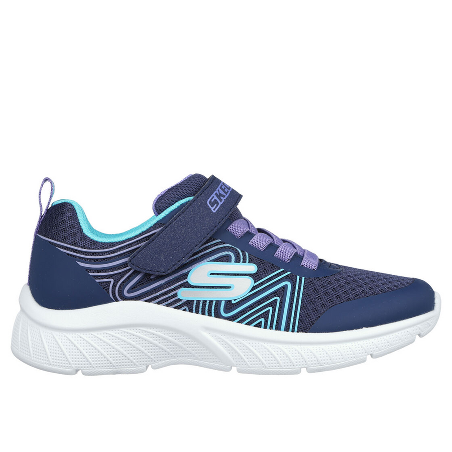 Skechers 303535 Girls Trainer-Navy Multi